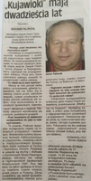 Wywiad z Zenonem Paliwodą w lokalnej gazecie z okazji 20-lecia zespołu